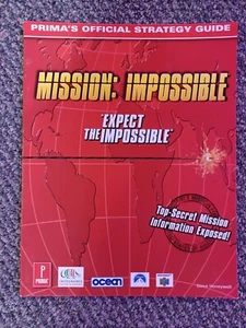 Mission: Impossible Prima Official Strategy Guide Nintendo 64 N64 - Imagen 1 de 2