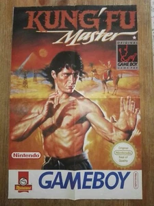 Kung Fu Master Poster (Spain)Nintendo Game Boy,1990/Matutano.E.rare(60x40 cm) - Imagen 1 de 11