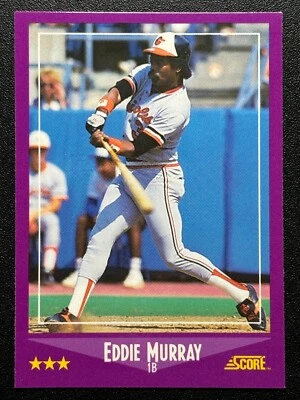 1988 Score Glossy  #18  Eddie Murray  Baltimore Orioles - Image 1 of 2