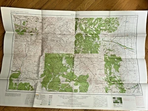 Mapa de estudio geológico de Estados Unidos 1953 Durango/San Juan Mountains Colorado 22" X 32" - Imagen 1 de 14
