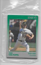 1991 Star Company TODD VAN POPPEL set SEALED 11 cards Oakland Athletics