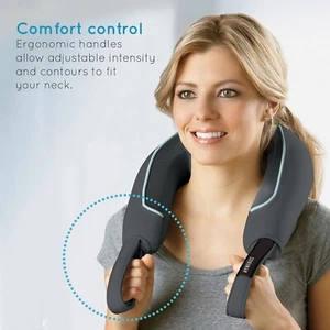 Homedics Shiatsu Neck Massager Heat Rotating Massagers, 2 Programmes, Variable - Picture 1 of 6