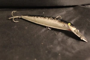 Vt Rapala CD-13 Sinking Magnum Crankbait Fishing Lure 6" Black/Silver Finland #8 - Picture 1 of 4