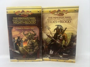 Dragonlance The Minotaur Wars Trilogy Books 1 & 2 Richard Knaak Tides Paperback - Picture 1 of 7