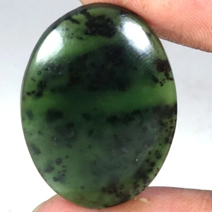 100% Natural Green Jade Oval Cabochon Loose Gemstones 26.00Cts 21x 30x 05mm - Picture 1 of 3