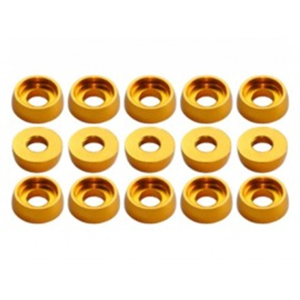 Microheli Aluminio Lavadora de Contador 3.1x7.5x2.7mm (ORO) Foto 1 de 1