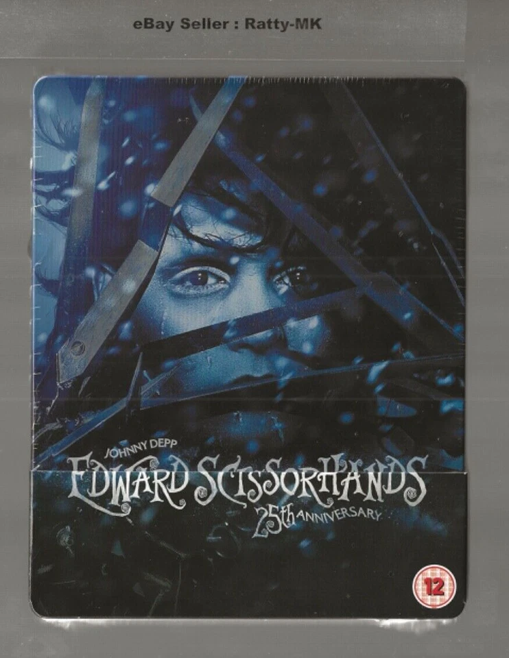 Edward Scissorhands 25th Anniversary Edition Steelbook Blu Ray
