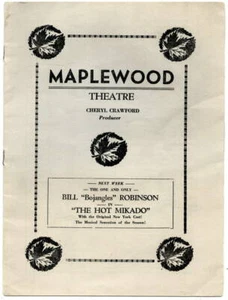 NJ Maplewood Theatre Program 1941 JOHNNY BELINDA; coming Bill Bojangles Robinson - Picture 1 of 6