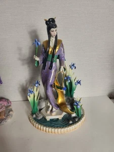 Franklin Mint Ayame Prinzessin der Irisblüten Manabu Saito japanische Figur - Bild 1 von 1