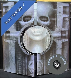 WOW! NM🔥ELP Brain Salad Surgery LP⭐️’73 US 1st SRC Pr posterOi/s Giger Alien - Imagen 1 de 8
