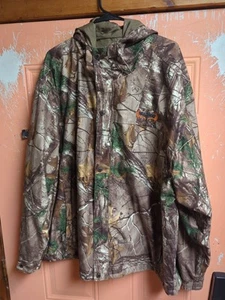 Realtree Mens Jacket 3XL XXXL Camo Scent Control Hunting Hood Lined Coat - Picture 1 of 9