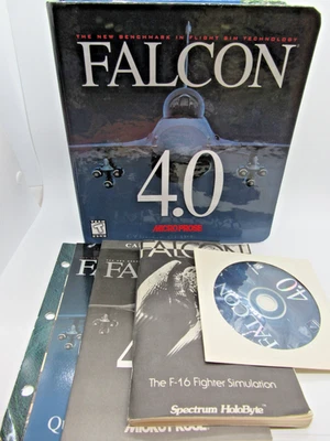 MicroProse Falcon 4.0 F-16 Squadron Leader Special Edition PC Game ~ COMPLETE! - Image 1 of 4