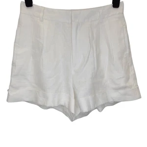 Cami NYC Rabia Linen Shorts White Size 6 NWT - Picture 1 of 11