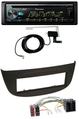 Pioneer MP3 AUX CD USB DAB Autoradio für Renault Twingo (07-12) schwarz - Bild 1 von 4