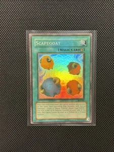 Yu-Gi-Oh! - Faded Foil Shift - Scapegoat - Super Rare Holo- SDJ-041 - Misprint - Picture 1 of 15
