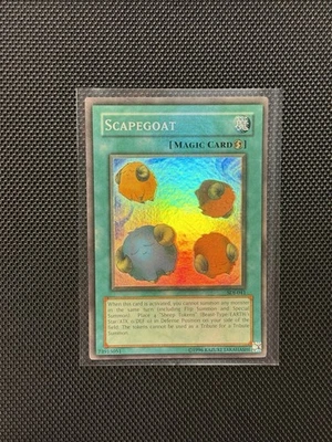 Yu-Gi-Oh! - Faded Foil Shift - Scapegoat - Super Rare Holo- SDJ-041 - Misprint - Image 1 of 4