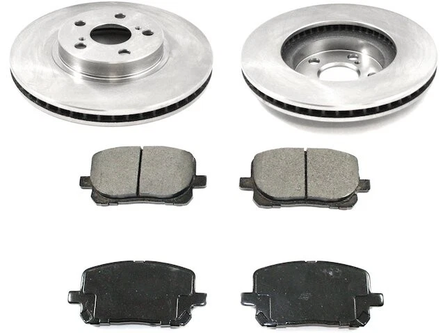 Front Brake Pad and Rotor Kit For 2003-2008 Pontiac Vibe 2004 2005 2006 GZ552CX - Изображение 1 из 1