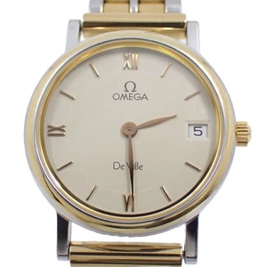 Omega De Ville Quartz Damen Bicolor Elfenbein Funktioniert - Bild 1 von 9