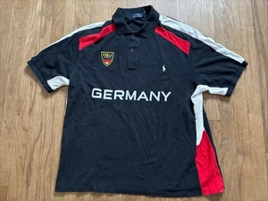 Polo Ralph Lauren Rugby Shirt Germany #3 Men’s 1XB Short Sleeve Cotton - Picture 1 of 9