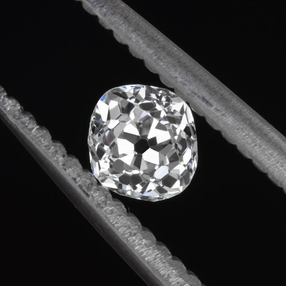 0.40ct OLD MINE CUT LOOSE DIAMOND F-G VS2 ANTIQUE CUSHION BRILLIANT ENGAGEMENT - Image 1 of 1
