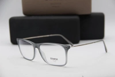 NUEVAS GAFAS STARCK EYES SH 3062 0002 GRIS PLATA AUTÉNTICAS CON ESTUCHE 56-15 Foto 1 de 4