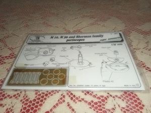 ROYAL 067, 1/35 M10, M36, AND SHERMAN FAMILY PERISCOPES PHOTO ETCH AND RESIN KIT - Bild 1 von 3