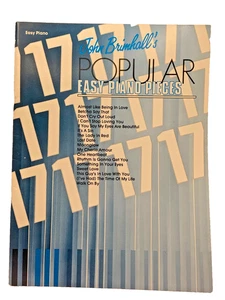 Piano Music Book Johm Brimhall's Popular Easy Piano Contemporary Hit Songs - Picture 1 of 3