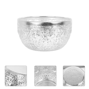 1PC Household Dining Bowl Hotel Tableware Supplies Metal Bowl Home - Imagen 1 de 12