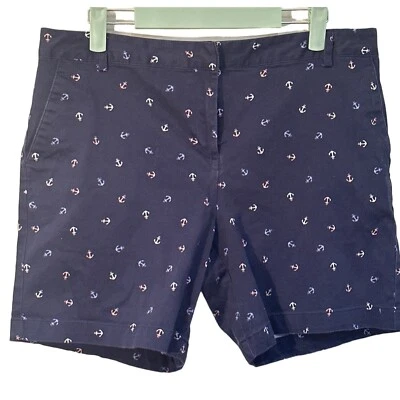 Izod темно-синий хлопок спандекс якорь шорты размер 12 - Изображение 1 из 4