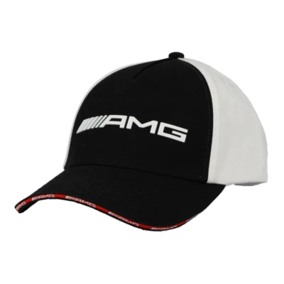 Mercedes Benz AMG Original Men Base Cap Black/White Adjustable Size New - Image 1 of 2