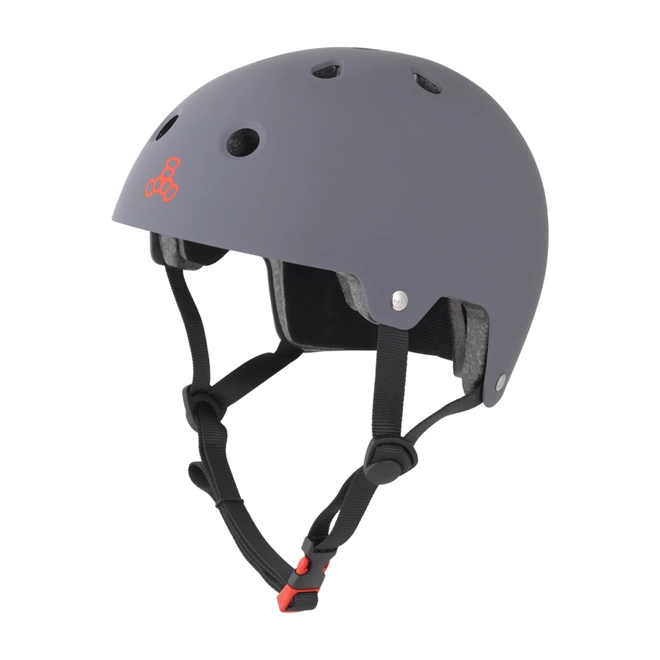 Novo Triple Eight Dual Certified Multi Sport Capacete Bicicleta BMX Skate Cinza XS/SM - Imagem 1 de 1