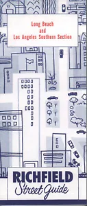 1960 Richfield Road Map: Long Beach and Los Angeles Southern Section NOS - Picture 1 of 1