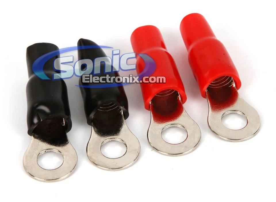 Stinger Spt5104 4-pack Of Pro Ring Terminals 4 Gauge Input To 5/16 Ring