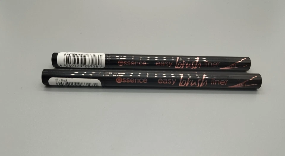 2x Essence: Easy Brush Liner - Eyeliner Spitze mit feinen Härchen - 2x 0,7 ml
