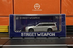 STREET WEAPON - 1/64 - NISSAN STAGEA (R34) GT-R WAGON - SILVER - Picture 1 of 8