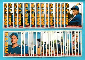 1990 Topps TV New York Mets Glossy - Pick One - Fill Your Set #1-#66 (KCR) - Picture 1 of 129