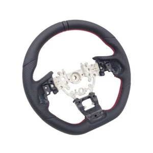 REVESOL Sports Black Ring Flat Bottom Steering Wheel for 2022-2025 SUBARU WRX - Picture 1 of 5