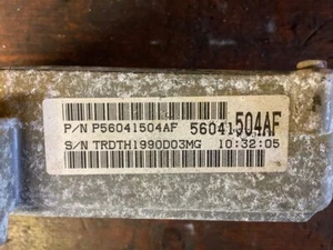 2000 01 Jeep Grand Cherokee Transmission Control Module Unit TCM TCU P56041504AF - Picture 1 of 3