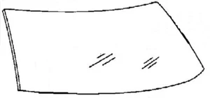 Fits Oldsmobile Cutlass Ciera 89-96 4 Door Sedan Rear Back Glass Heated Window - Picture 1 of 1