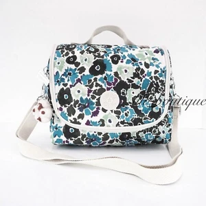 NWT Kipling AC7256 Kichirou Insulated Lunch Bag Polyester Field Floral Multi $54 - Picture 1 of 10
