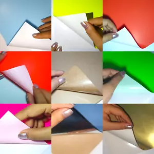 9 Different Color A4 Self Adhesive Vinyl Inkjet Printable Sticker Sheets - Picture 1 of 21