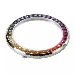 R1631 SKX007/SRPD Lunetta girevole zigrinata gioiello - Acciaio lucido - Foto 1 di 1