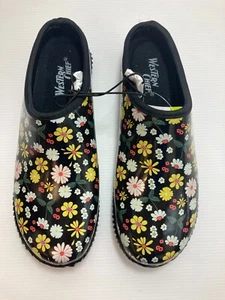 NEW! Western Chief Women's Flowers Petal Party Garden Classic Rain Slip On Clog - Picture 1 of 3