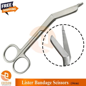Surgical Lister Bandage Scissors 5.5"First Aid Medical Nurse Premium Heavy Shear - Picture 1 of 2