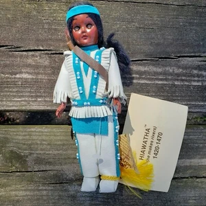 Vintage Ann Carlson NATIVE AMERICAN DOLL HIAWATHA Signed with tags RARE - Picture 1 of 12