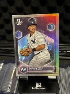 2022 Bowman Platinum - Precious Elements #PE-15 Anthony Volpe (RC) - Picture 1 of 2
