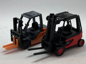 2 x Toyota und Linde Gabelstapler Stapler forklift SELTEN - Bild 1 von 2