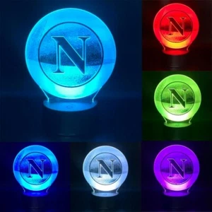 Lampada led multicolore Scudetto Calcio Napoli o altre squadre - Foto 1 di 7