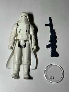 Vintage Star Wars Kenner Imperial Snow trooper Hoth with Stand 1980 AF KSW 55 - Picture 1 of 2