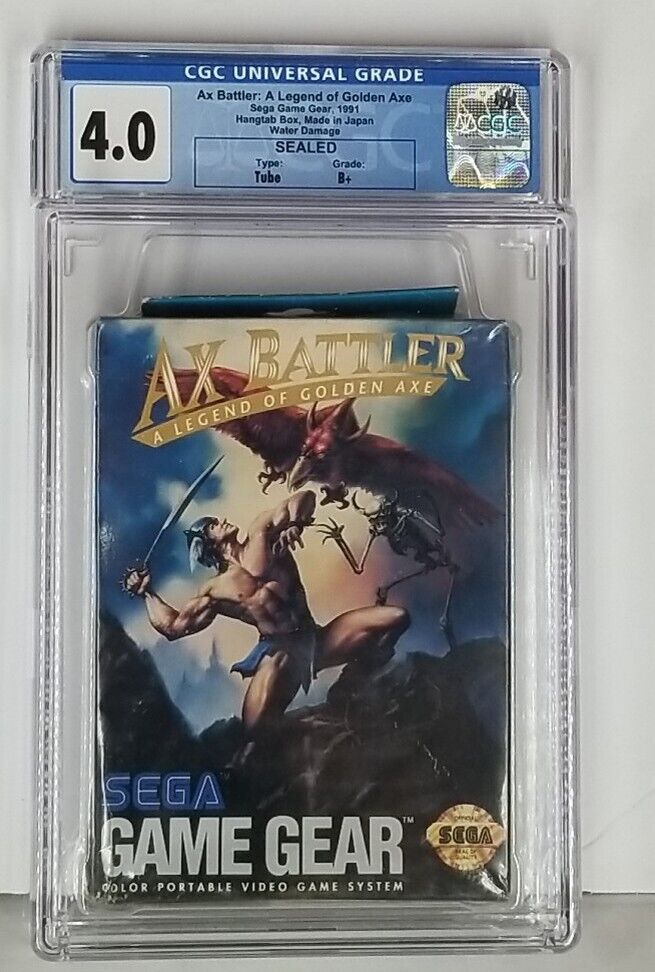 Ax Battler Sega Game Gear 1991 New Factory Sealed Not Wata VGA Graded CGC 4.0